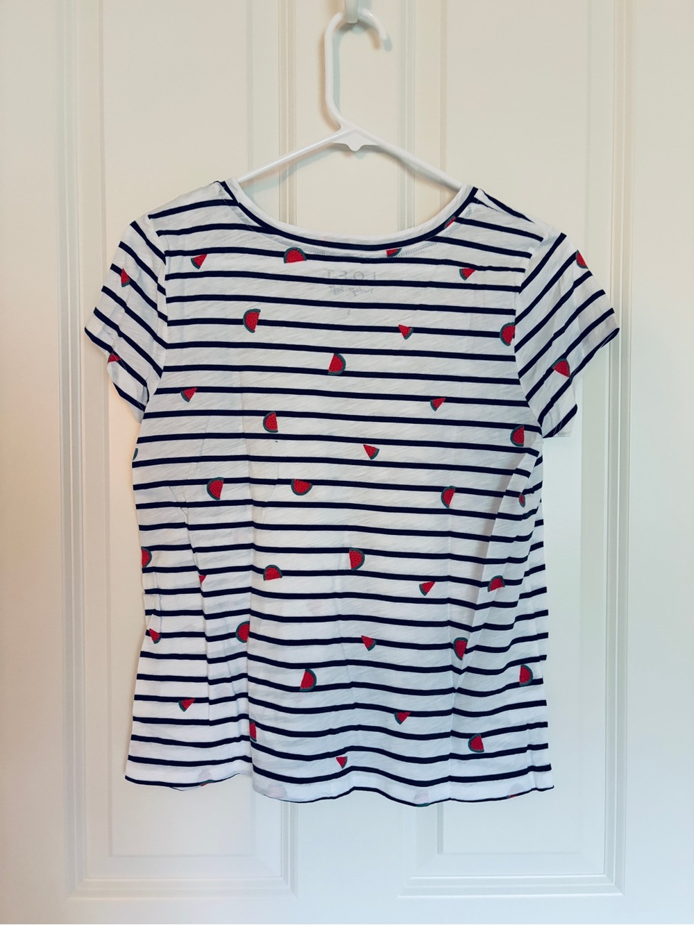LOFT Vintage Soft watermelon striped tee 🍉 - Picture 2 of 4
